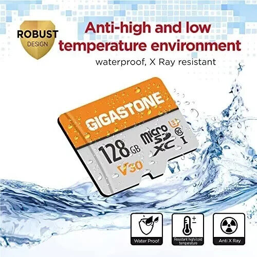 Gigastone 128GB Micro SD Card (1-Pack), 4K UHD Video, Switch Compatible - Picture 4 of 4