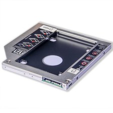 9.5mm Universal SATA 2nd HDD SSD Hard Drive Caddy for CD/DVD-ROM Optical Bay