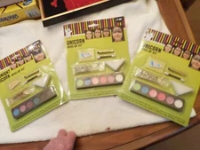 1 MIDNIGHT  UNICORN AND 2 UNICORN MAKE UP KITS