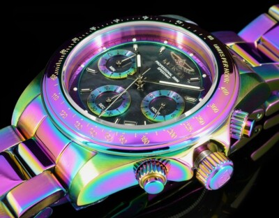 Invicta Speedway 23941 40mm Multicolored Stainless Steel Case with