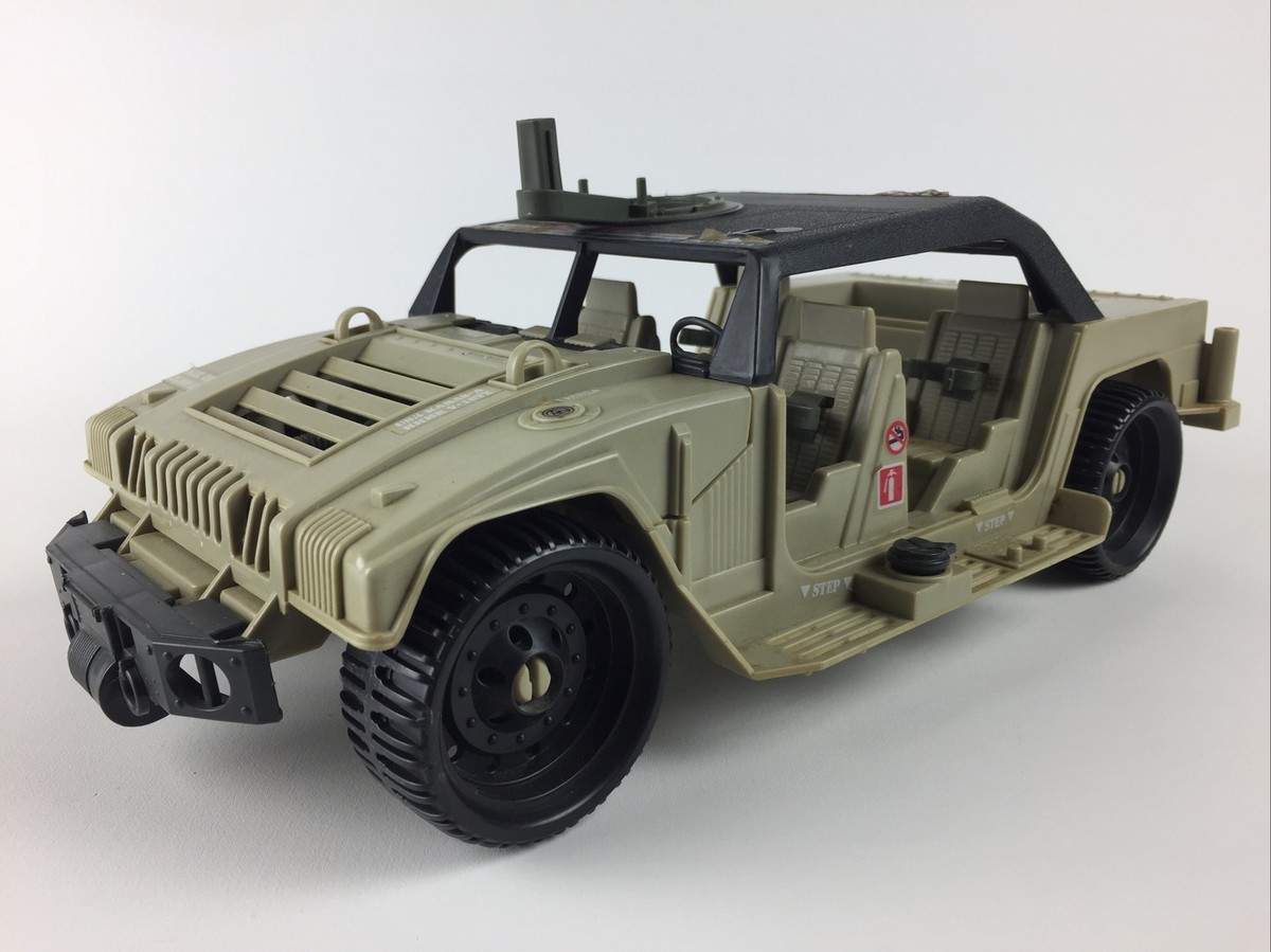 gi.joe ハマー系トラック VINTAGE GI Joe HAMMER Hummer Vehicle, Hasbro 1989 Incomplete