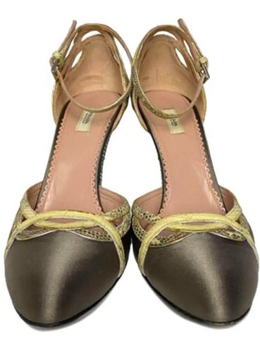 Prada tacchi alti, tacco cristallo, pelle, taglia 38, US8, con borsa e scatola, originali - Foto 5 di 10