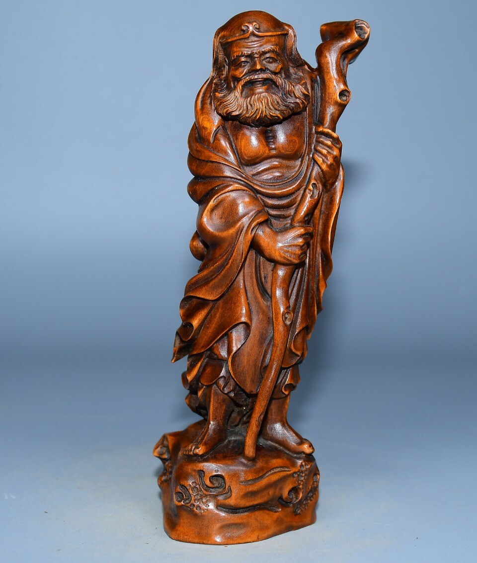 彫刻 WOOD MONUMENT The Wooden Standing Statue of the Eleven-faced Kannon
