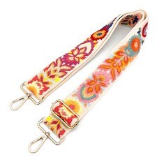 Knit Wide Embroidery Flower Straps,Purse Strap Replacement Crossbody for Shou...