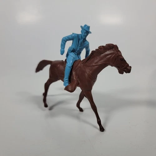 VINTAGE MARX FORT APACHE PLAYSET Calvary & HORSE VINYL