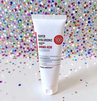 Sur.Medic Super Hyaluronic 100 Amino-Acid Cleanser 3.38 Fl Oz NWOB & Sealed