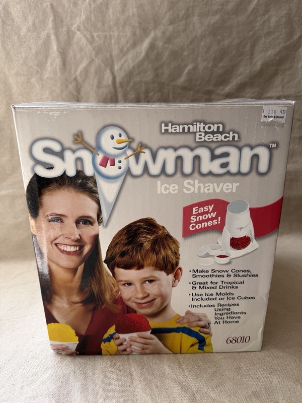 Hamilton Beach Snowman Ice Shaver Snow Cone Maker, Electric