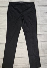 Theory Dress Pants Womens 6 Black Wool Blend Made In USA Office Core Minimalist