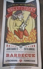JACK DANIELS 2014 26TH ANNUAL BBQ POSTER - RO...