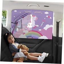Car Sun Shade for Baby - Car Side Window Sun Shade Cover 1 Pack Unicorn