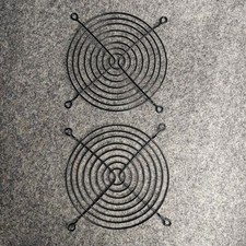 2x NEW 4.5" Wire Fan Grill Covers   Metal Guard for 120mm PC/Industrial Fans