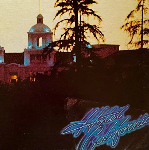ORIGINAL 1976 THE EAGLES Album HOTEL CALIFORNIA Lp 1ST PRESS Vinyl Lp NEAR MINT!