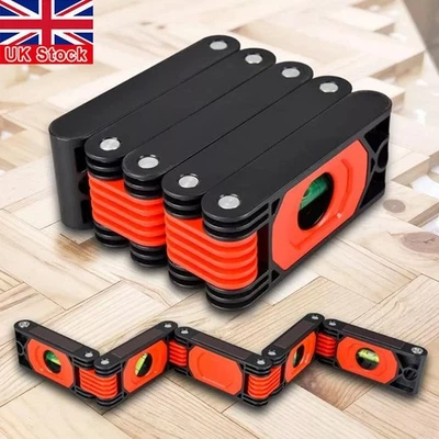 Magnetic Level Tool Foldable Level Ruler Precise Protractor Mini Spirit Leveler