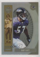 2019 Panini Legacy Legends Premium Edition Silver Prizm Bart Scott #121 1u6