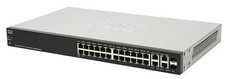 Image of Cisco SF300-24PP-K9-UK 24 Port PoE+ Managed Switch Gigabit Network New Open Box