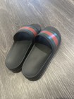 Gucci Men's Rubber Slide Sandal - Black Rubber, US 8 — photo 1