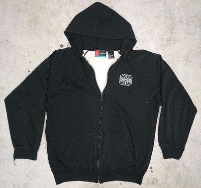 Vintage West Coast Choppers Hoodie Sweatshirt Jon Lauren Tag Pre