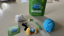 The Woobles- Oscar the Triceratops, Beginner Crochet Kit