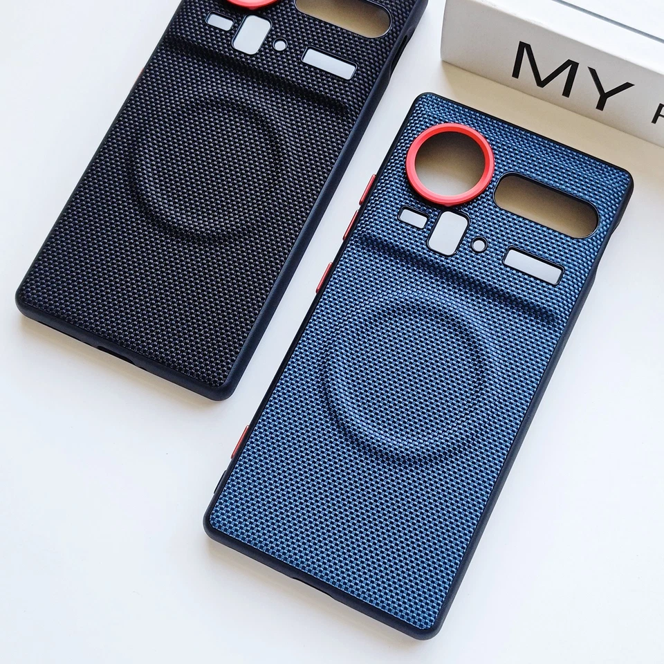 For ZTE nubia Z80 Ultra Luxury Hybrid Armor Leather Business Magnetic Cover Case - Image 4 of 4