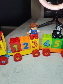 Lego Duplo Toddler NUMBER TRAIN Building Set #10558 ~ Learn Counting, Cat, No #9