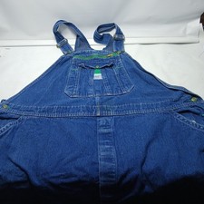Liberty Men's Bibs Bib Overalls 56x32 Blue Denim Carpenter Shop Farm