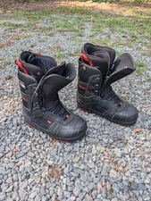 Head 500 4D Black With Red Accent- Snowboard Boots-Size 8.5