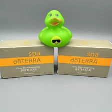 doTERRA Spa Citrus Bliss Bath Bars 4 oz Lot Of 2 Energizing, Natural Bars