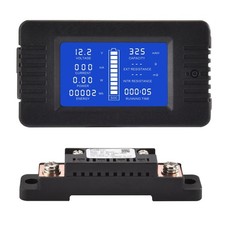 CGELE DC Multifunction Battery Monitor Meter 100A Meter, Black