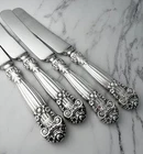 Towle Georgian Sterling Silver Handle Dinner Knife 9 1/2" ~1898 No Monogram