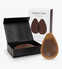 Nippies Skin Teardrop Expresso Nipple Cover A-B Cup Silicone