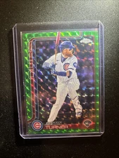 Justin Turner 2025 Topps Chrome Update - USC170 Green Lava #/99 Chicago Cubs
