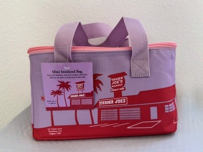 Trader Joe s LAVENDER Mini Insulated Tote Bag 2026 Limited Release Summer Bag.  
