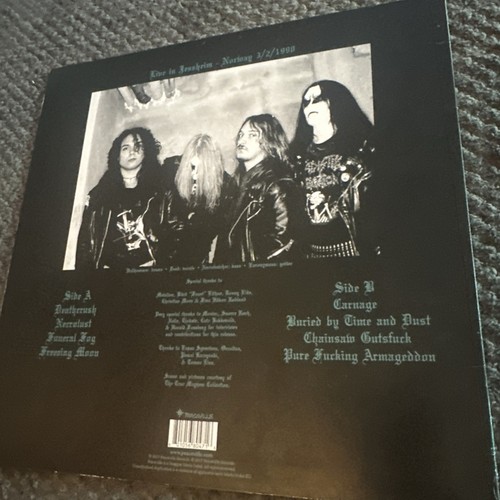 Mayhem: Live In Jessheim LP schwarze Vinyl-Schallplatte 2017 Peaceville VILELP1047 schön! - Bild 4 von 15
