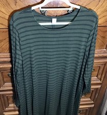 Old Navy Green Stripe Dress Size XL