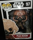 Funko Pop! Star Wars Plo Koon #97 Walgreens Exclusive No Sticker