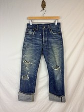 Vintage 1960 s Era Levi s 501XX Big E Selvedge Denim Jeans Size 31