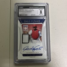 2022 Panini National Treasure Hall Of Fame Material Signatures Ivan Rodriguez ￼