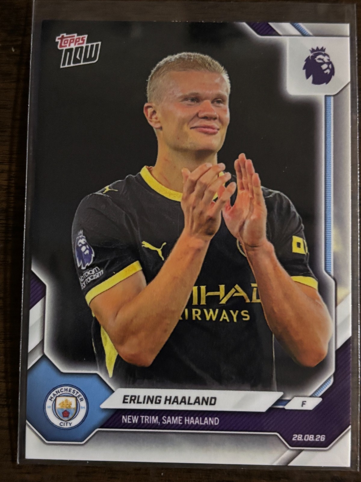 2026-27 Premier League Topps NOW #10 Erling Haaland Manchester City