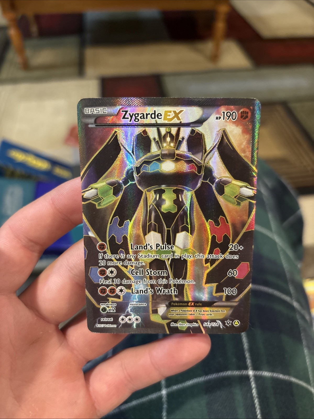 Pokémon TCG Zygarde-Ex Promo Card 54a/124 Pokemon Promos