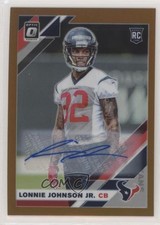 2019 Panini Donruss Optic Rookies Bronze Prizm Lonnie Johnson Jr #126 Auto 03l8
