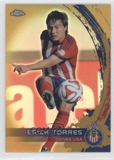 2014 Topps Chrome MLS Gold Refractor 43/50 Erick Torres #52 0c2