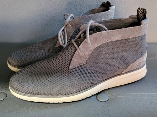 UGG Men's Union Chukka HyperWeave Lightweight Chukka Boot Size: 11.5 Dark Grey