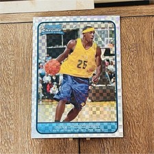 Topps 2006-07 Bowman Chrome J.R. Pinnock #125 Lakers X-Fractor Rookie /150
