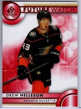 2023-24 SP Authentic Drew Helleson Limited Future Watch Rookie Card # 175