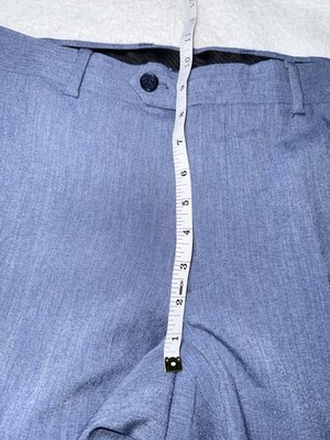 NWT The Savile Row Company London Men's 32x32 Stretch Blue Pants