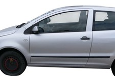 VW Fox 5Z Tür vorne links Fahrertür silber LA7W - ohne Anbauteile
