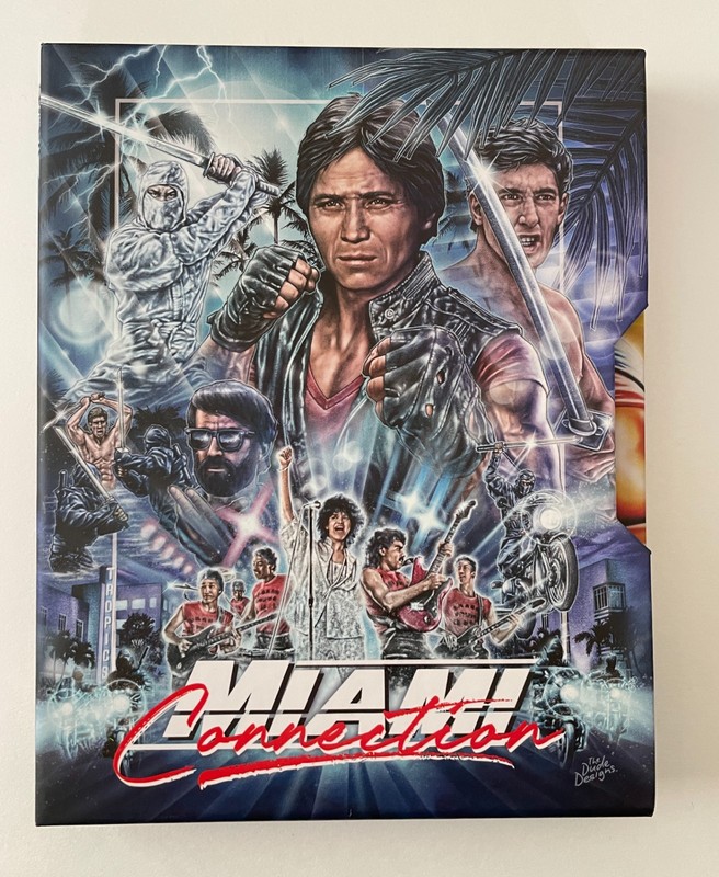 Miami Connection (4K UHD, Blu-ray, OOP Slipcase and Slipcover) Vinegar Syndrome