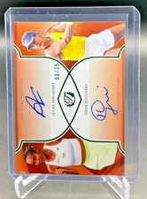 2025 Topps Triumphant Tennis LEYLAH FERNANDEZ GENIE BOUCHARD DUAL AUTO 03/25