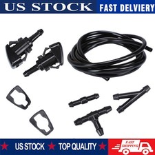 Windshield Washer Nozzles Kit, Front Windshield Spray Nozzles Wiper Spray Washer