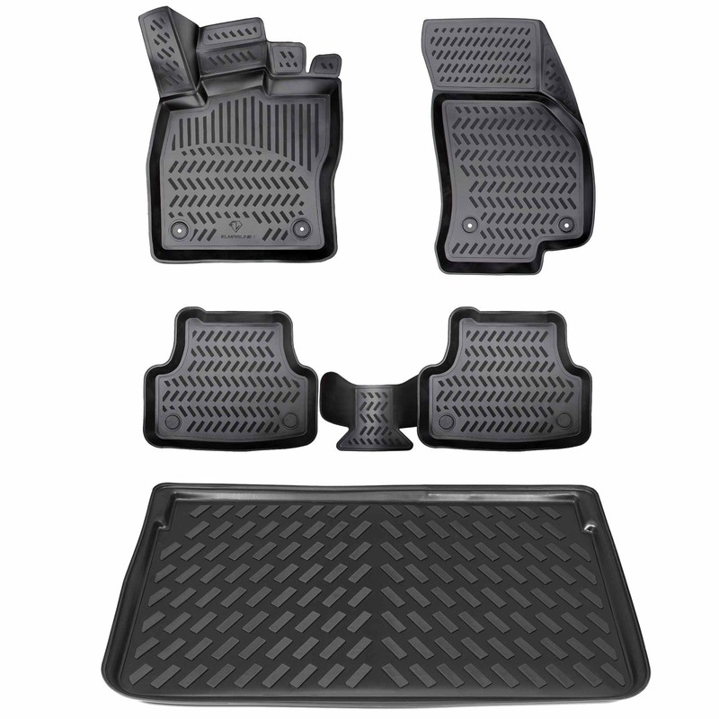 3D Gummimatten & Kofferraumwanne Set für SEAT Arona ab 2017 (oberer Ladeboden)